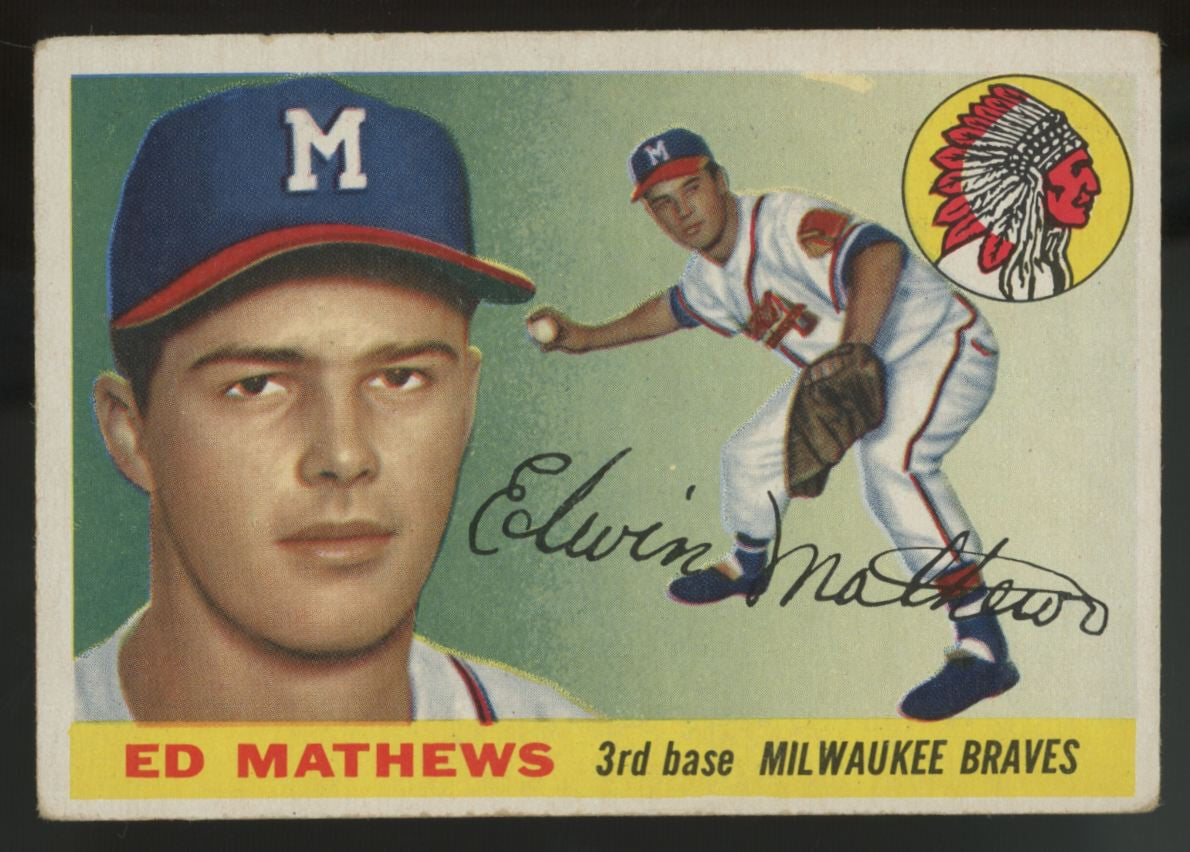 1955 Topps Ed Matthews #155 Good