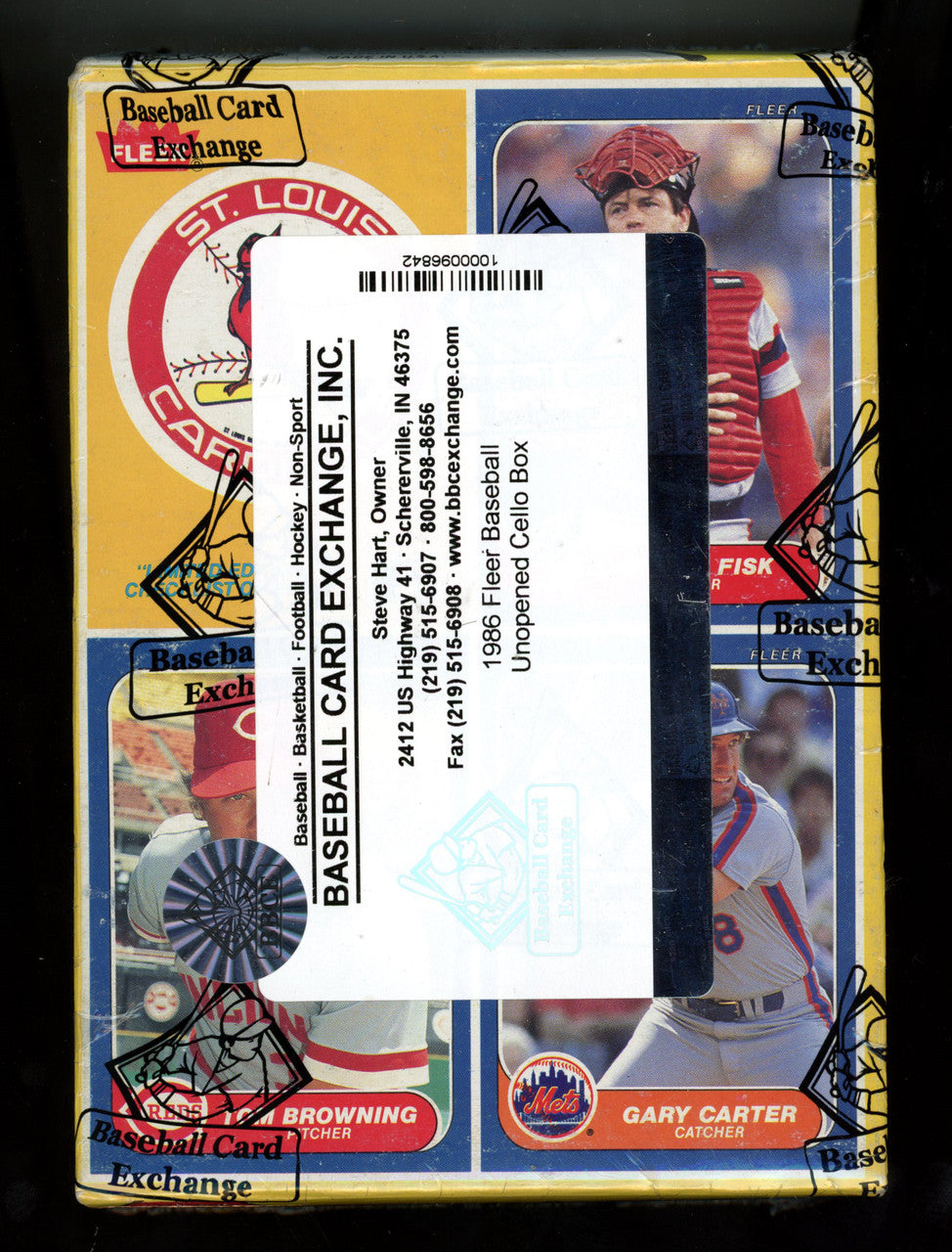 1986 Fleer Baseball Cello Box BBCE Wrapped And Sealed