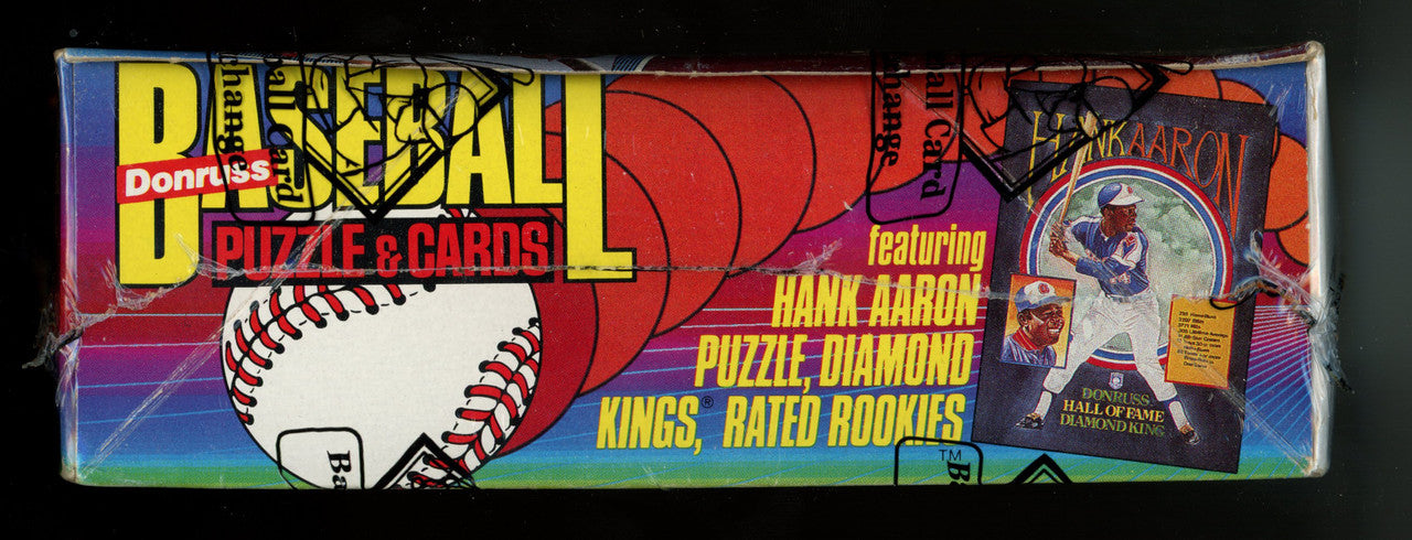 1986 Donruss Baseball Wax Box BBCE Wrapped and Sealed