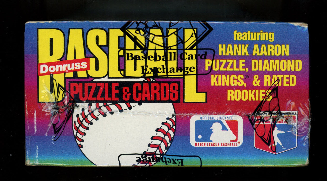 1986 Donruss Baseball Wax Box BBCE Wrapped and Sealed