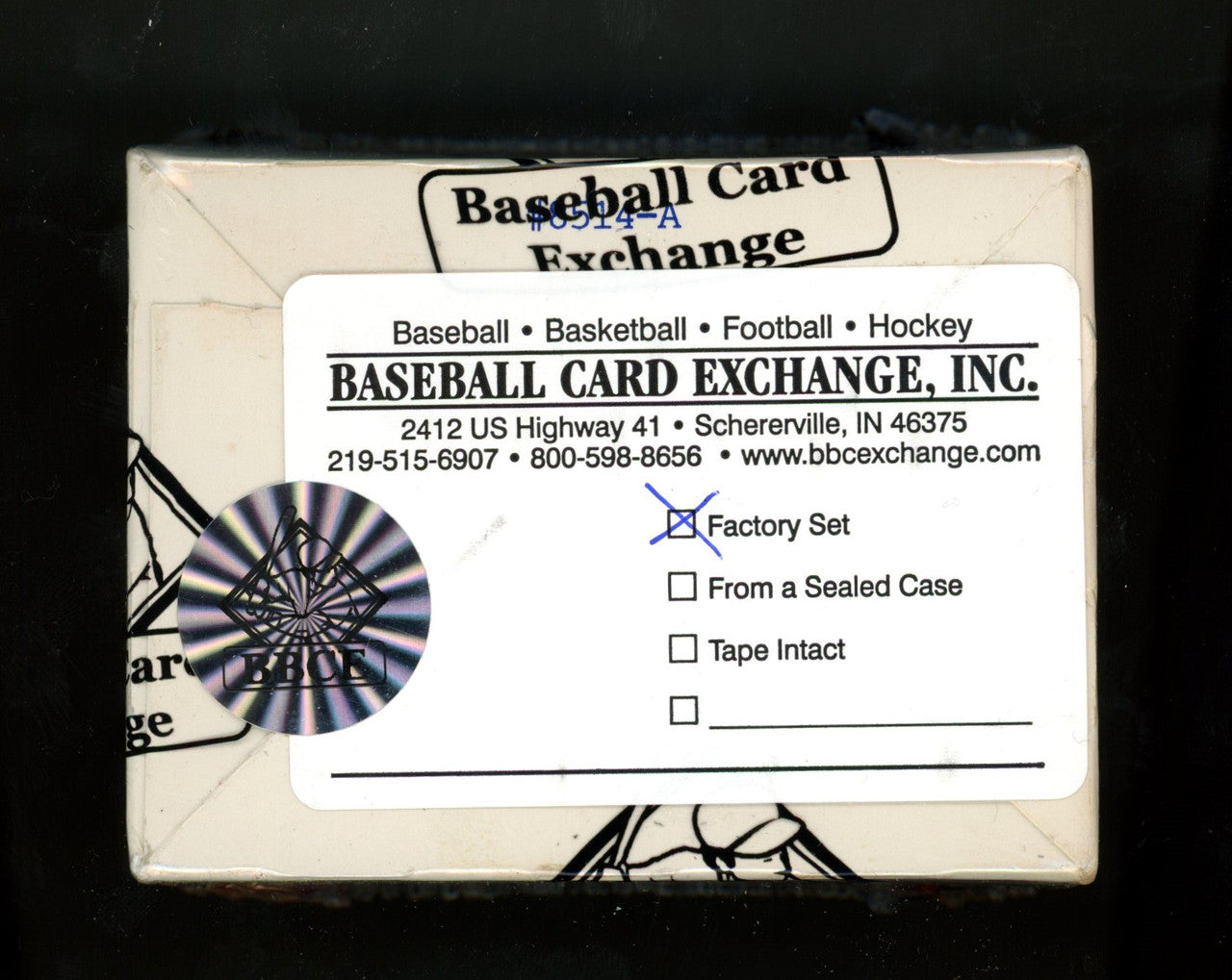1986 Fleer Update Baseball Set BBCE Wrapped And Sealed