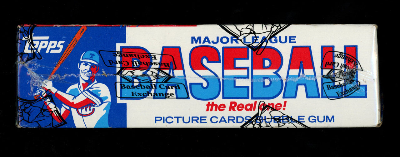 1986 Topps Baseball Cello Pack Box BBCE Wrapped And Sealed