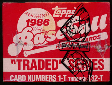 1986 Topps Baseball Traded Set BBCE Wrapped Sealed Tape Intact