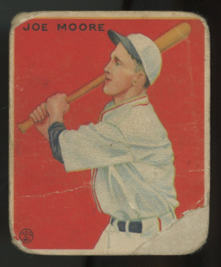 1933 Goudey Joe Moore #126 Poor