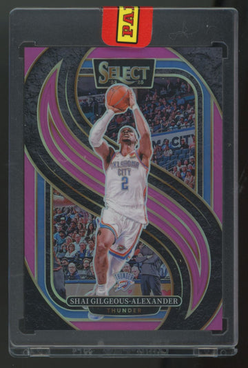 2024-25 Panini Select Shai Gilgeous-Alexander Premier Level Pink /4 #131