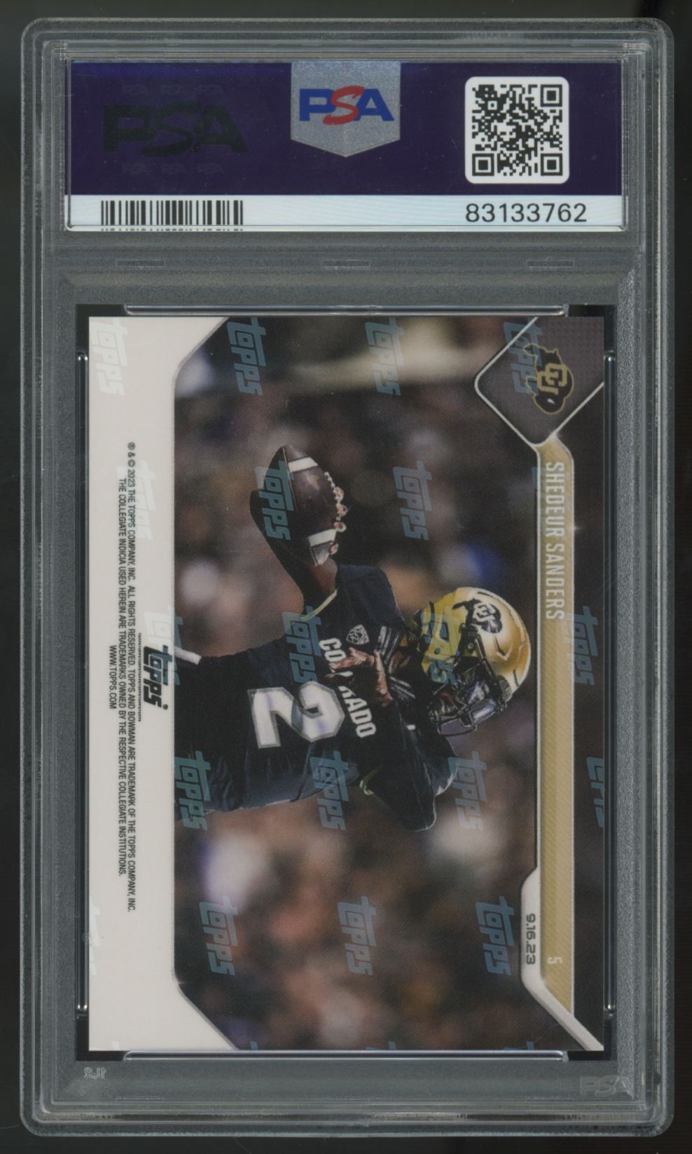 2023 Bowman U Now Shedeur Sanders #5 PSA 10 *762
