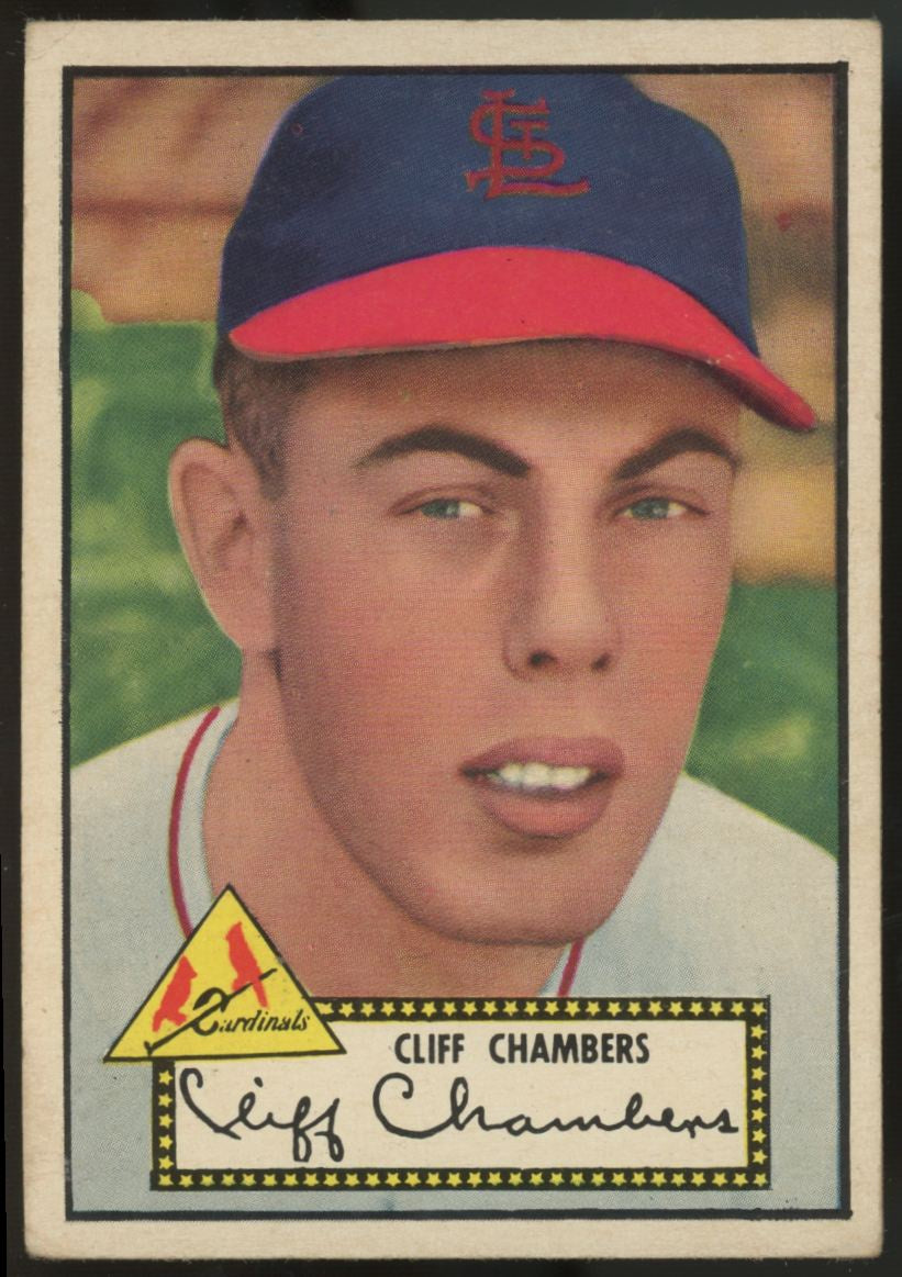 1952 Topps Cliff Chambers #68 VG