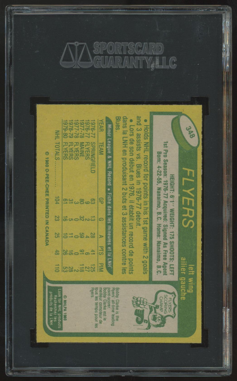 1980-81 O-Pee-Chee Al Hill #348 SGC 9
