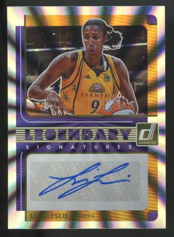 2025 Panini Donruss WNBA Lisa Leslie Legendary Auto #LS-LL