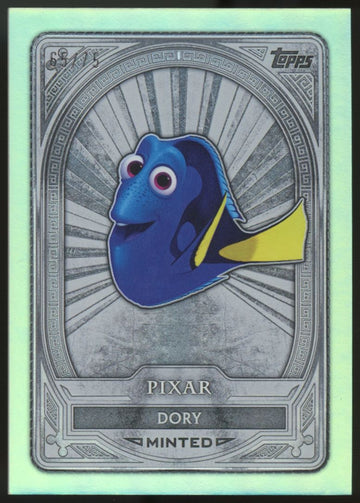 2025 Topps Disney Mint Dory Mint Green Foil /75 #53