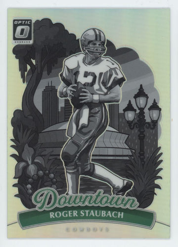 2025 Donruss Optic Roger Staubach Downtown Prizm SSP #3