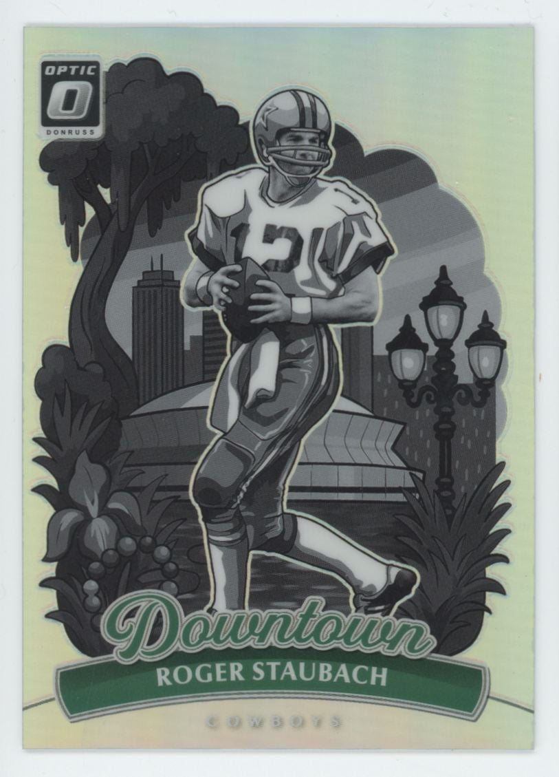 2025 Donruss Optic Roger Staubach Downtown Prizm SSP #3