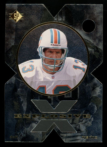 1996 Upper Deck SP Dan Marino Explosive #X13 (Hole Punch)