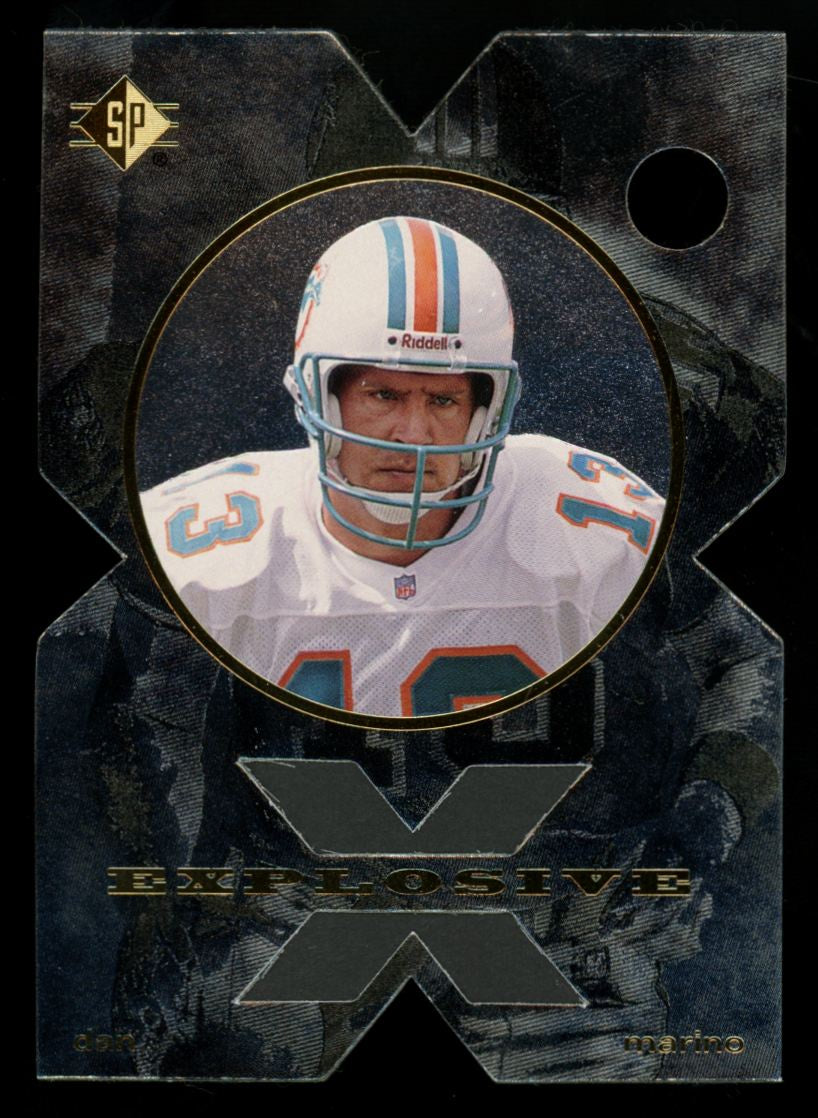 1996 Upper Deck SP Dan Marino Explosive #X13 (Hole Punch)