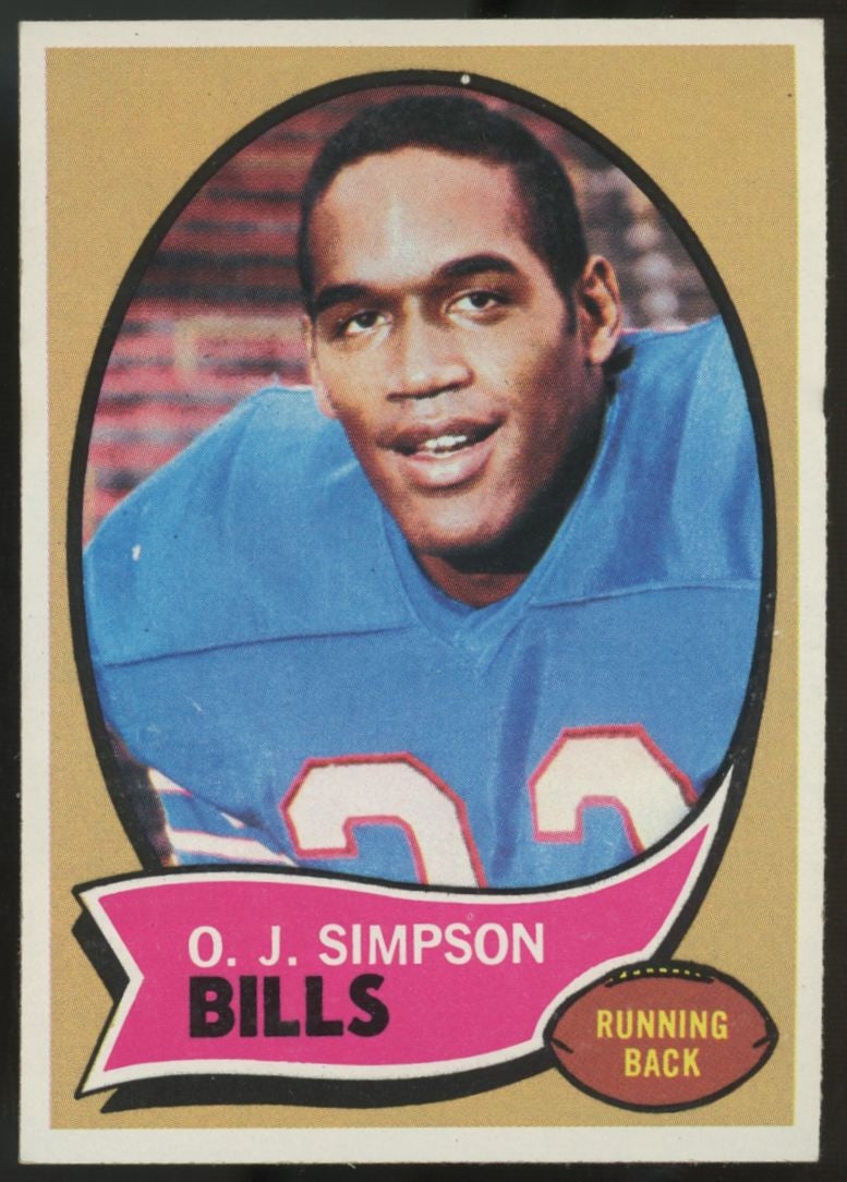 1970 Topps O.J. Simpson RC #90 EX/MT "A"