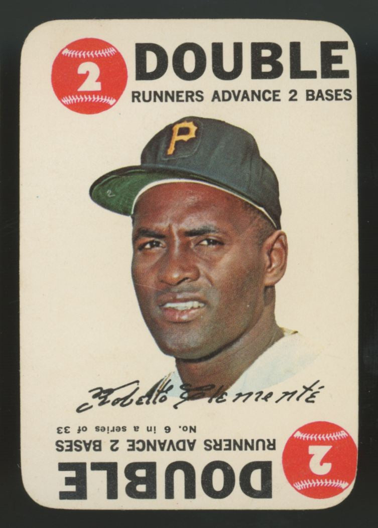 1968 Topps Game Roberto Clemente #6 VG/EX