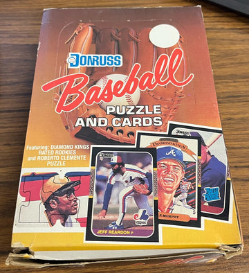 1987 Donruss Baseball Wax Box