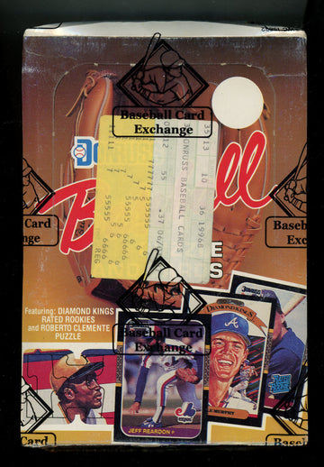 1987 Donruss Baseball Wax Box BBCE Wrapped and Sealed