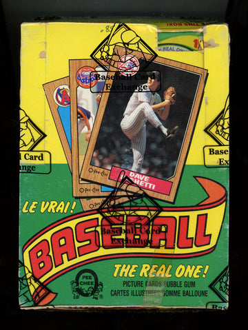 1987 O-Pee-Chee Baseball Wax Box BBCE Wrapped And Sealed