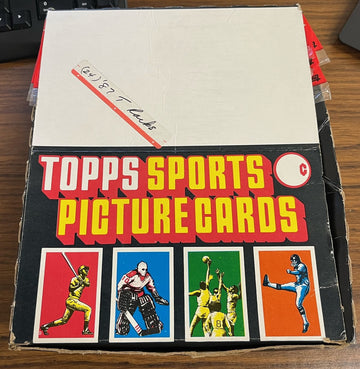 1987 Topps Baseball Rack Pack Box