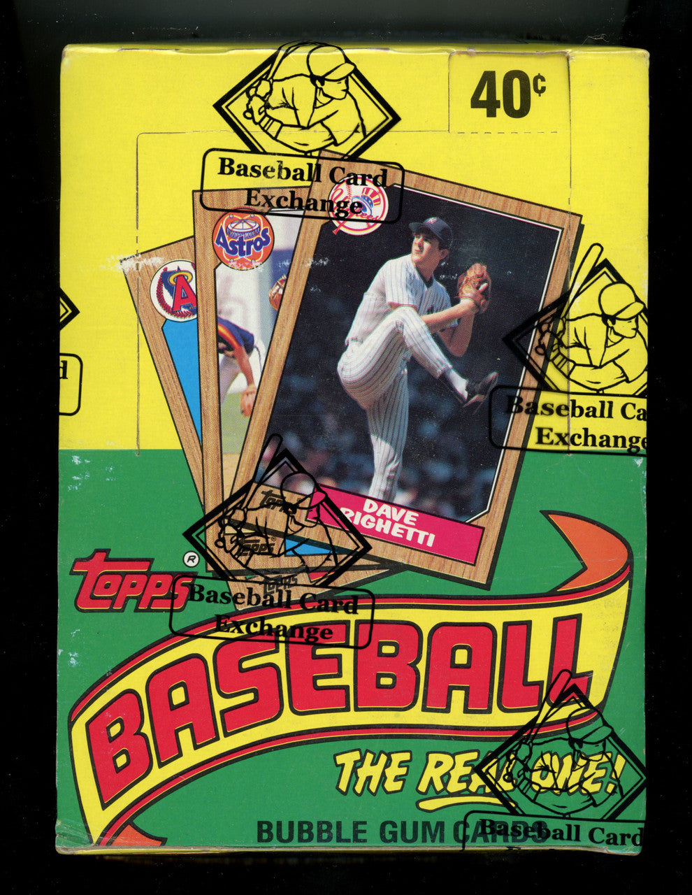 1987 Topps Baseball Wax Box BBCE Wrapped And Sealed