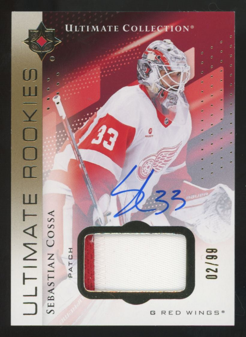 2024-25 Ultimate Collection Sebastian Cossa RC Patch Auto RPA /99 #128