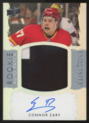 2023-24 Upper Deck The Cup Exquisite Connor Zary RC Patch Auto RPA /47 #EC-CZ