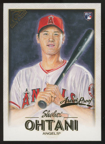 2018 Topps Gallery Shohei Ohtani RC Artist Proof #116