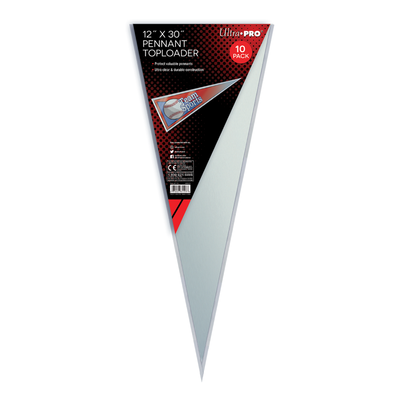 Ultra Pro 12 x 30 Pennant Top Loader (10 Pack)