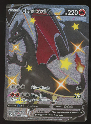 Pokemon Champions Path - Charizard V Secret Rare Shiny 079/073