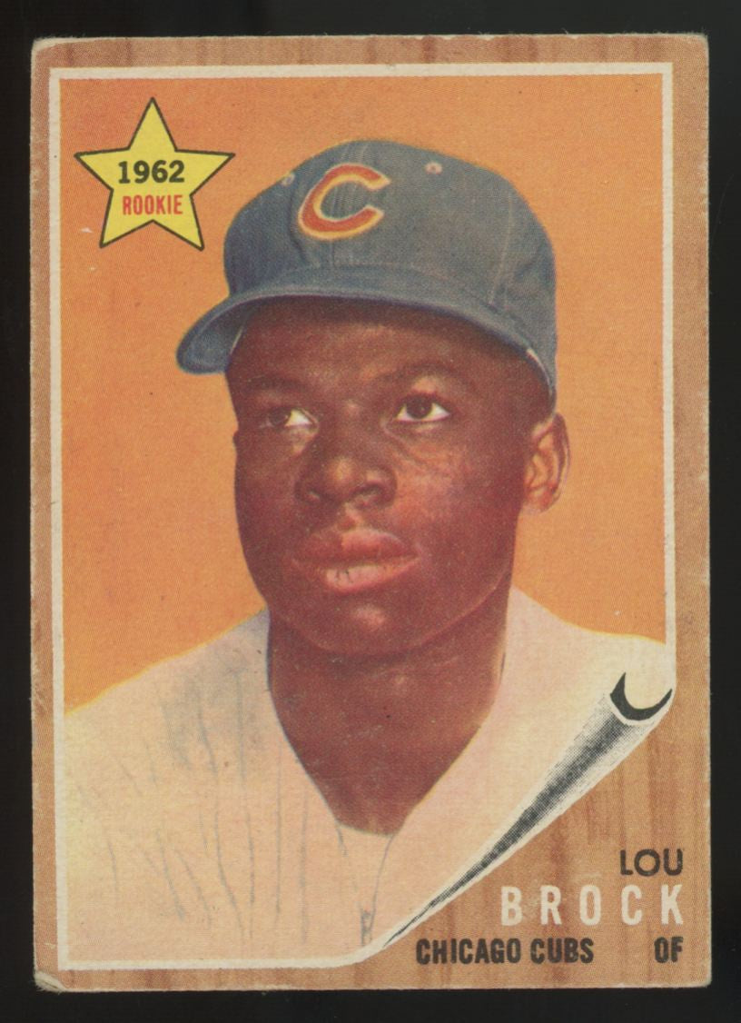 1962 Topps Lou Brock RC #387 G/VG