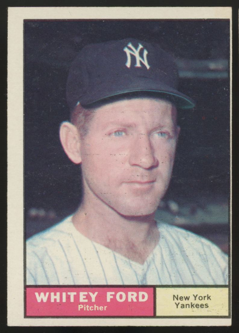 1961 Topps Whitey Ford #160 EX "A"