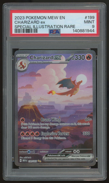 2023 Pokemon Charizard ex 151 Special Illustration Rare #199 PSA 9 (B)