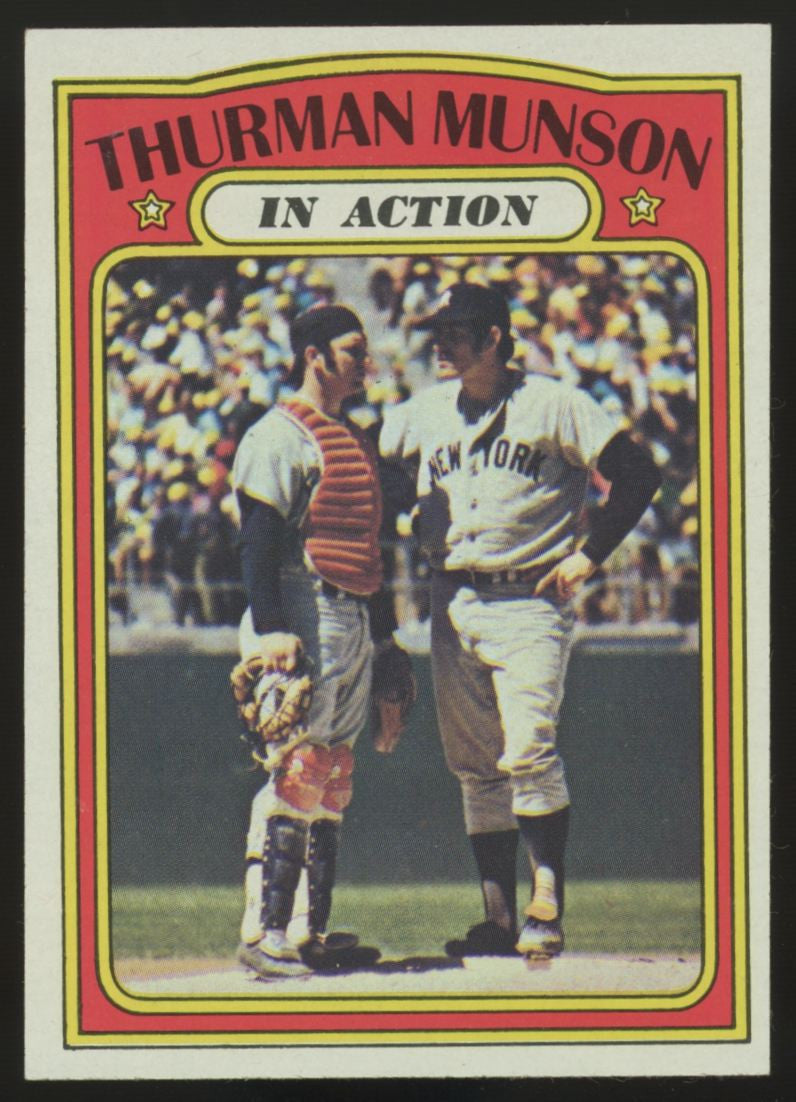 1972 Topps Thurman Munson In Action #442 NM