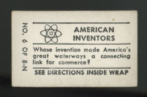 1948 Topps Magic Robert Fulton American Inventors #6 Poor (MC)