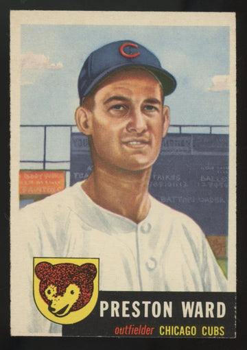 1953 Topps Preston Ward #173 EX