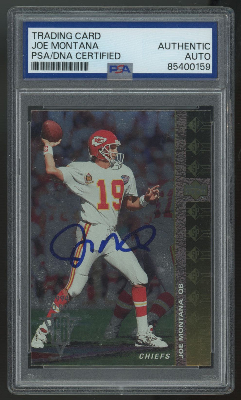 1994 Upper Deck SP Joe Montana Pro Bowl Signed Auto PSA/DNA Certified Authentic