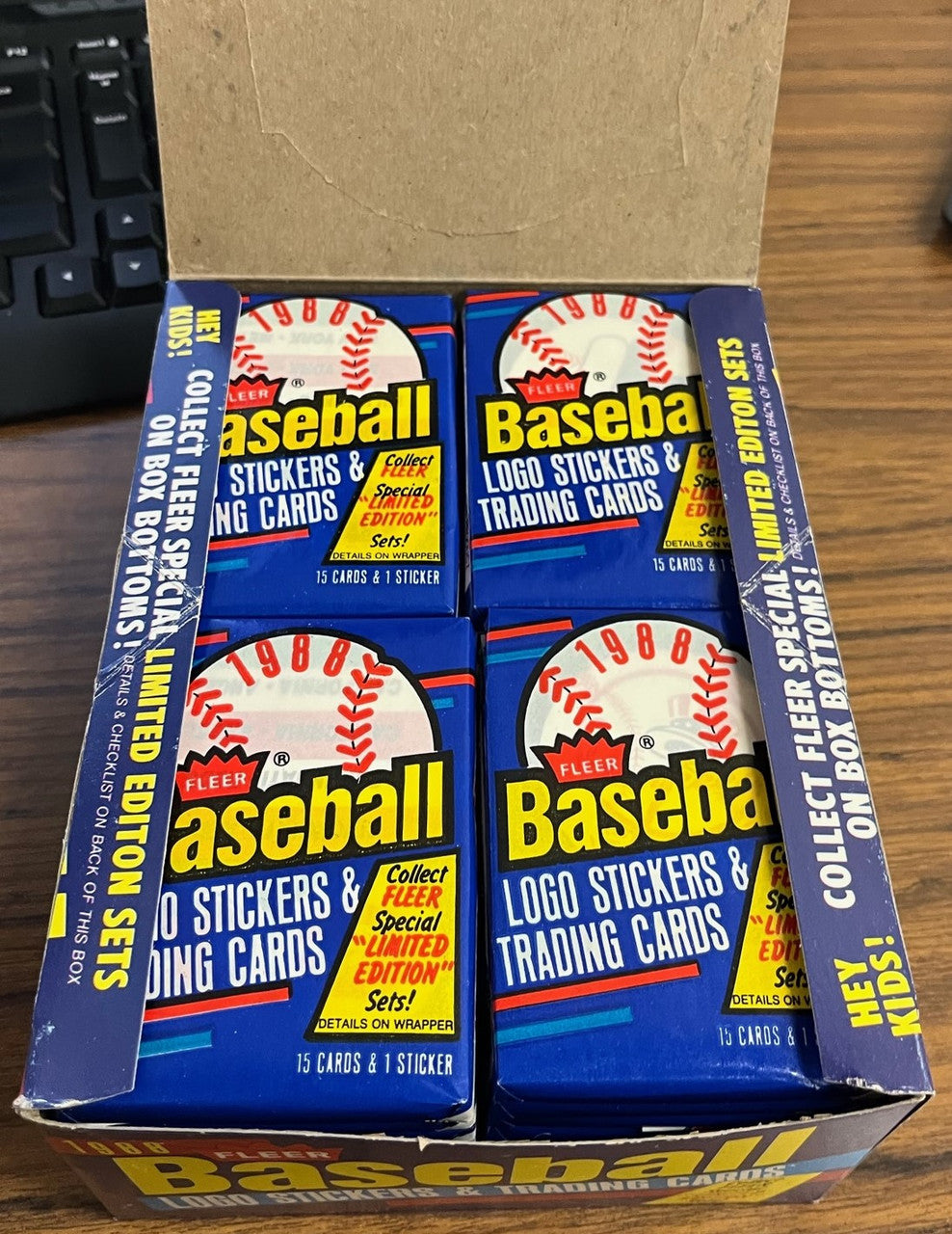1988 Fleer Baseball Wax Box