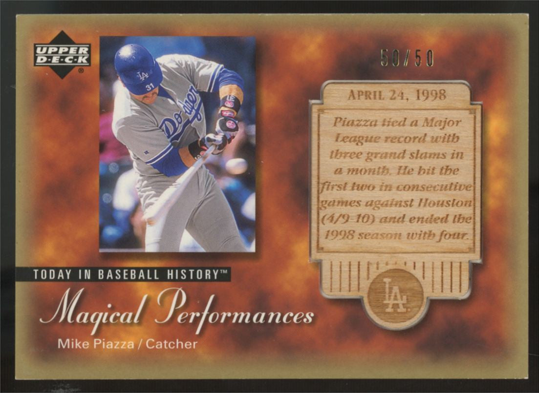 2003 Upper Deck Mike Piazza Gold Magical Performances /50 #MP11