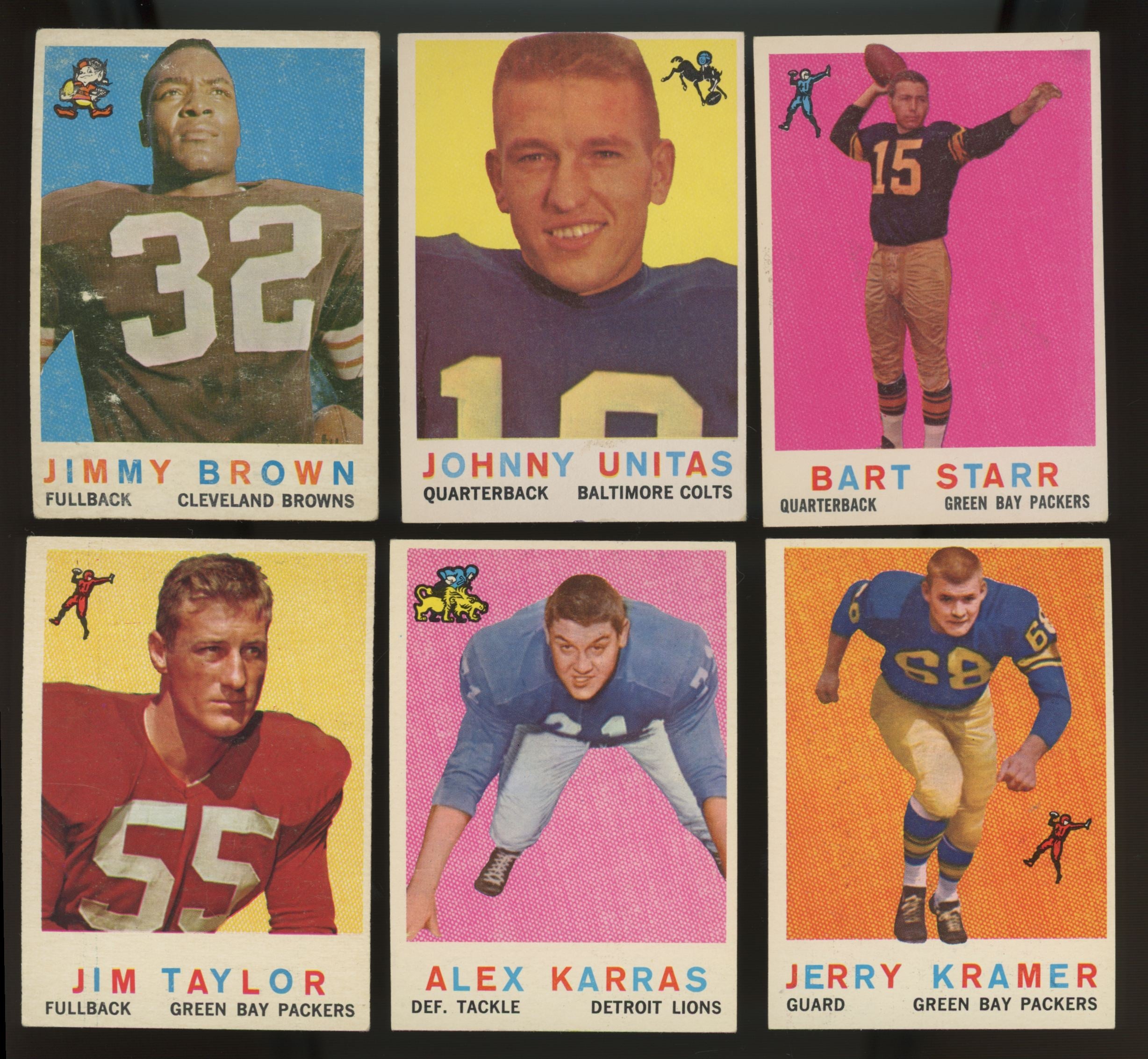 1959 Topps Football Complete Set (176) VG-EX