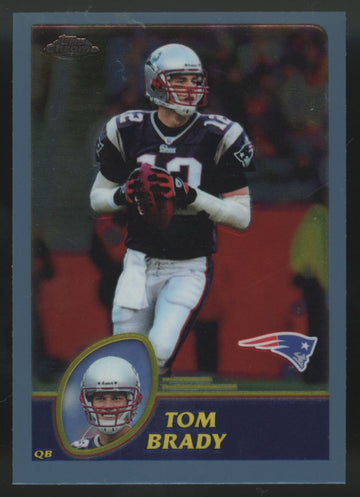 2003 Topps Chrome Tom Brady #124 "A"