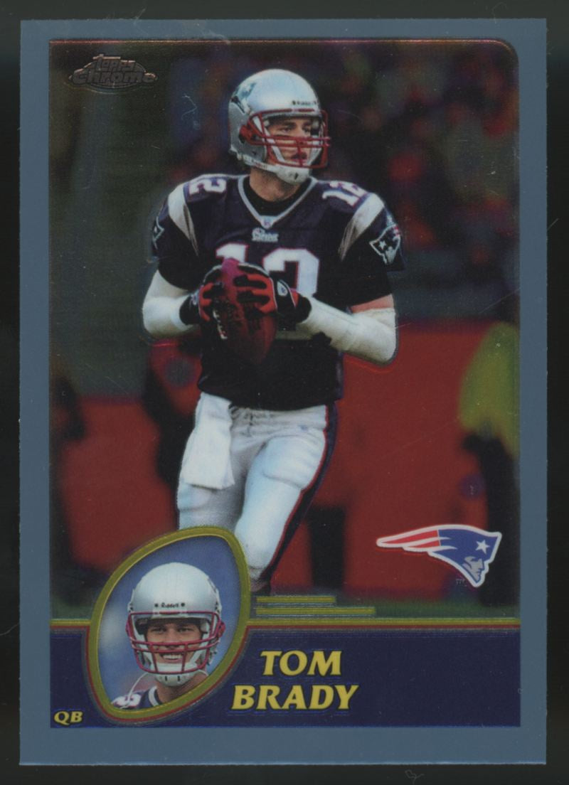 2003 Topps Chrome Tom Brady #124 "A"