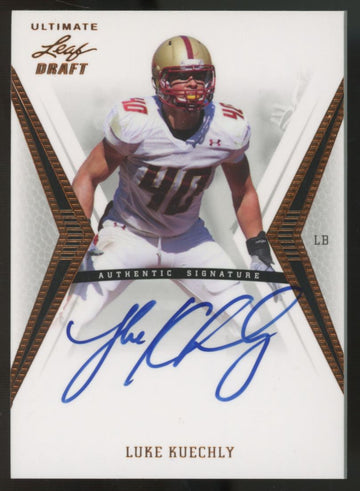2012 Leaf Ultimate Draft Luke Kuechly RC Auto #LK1