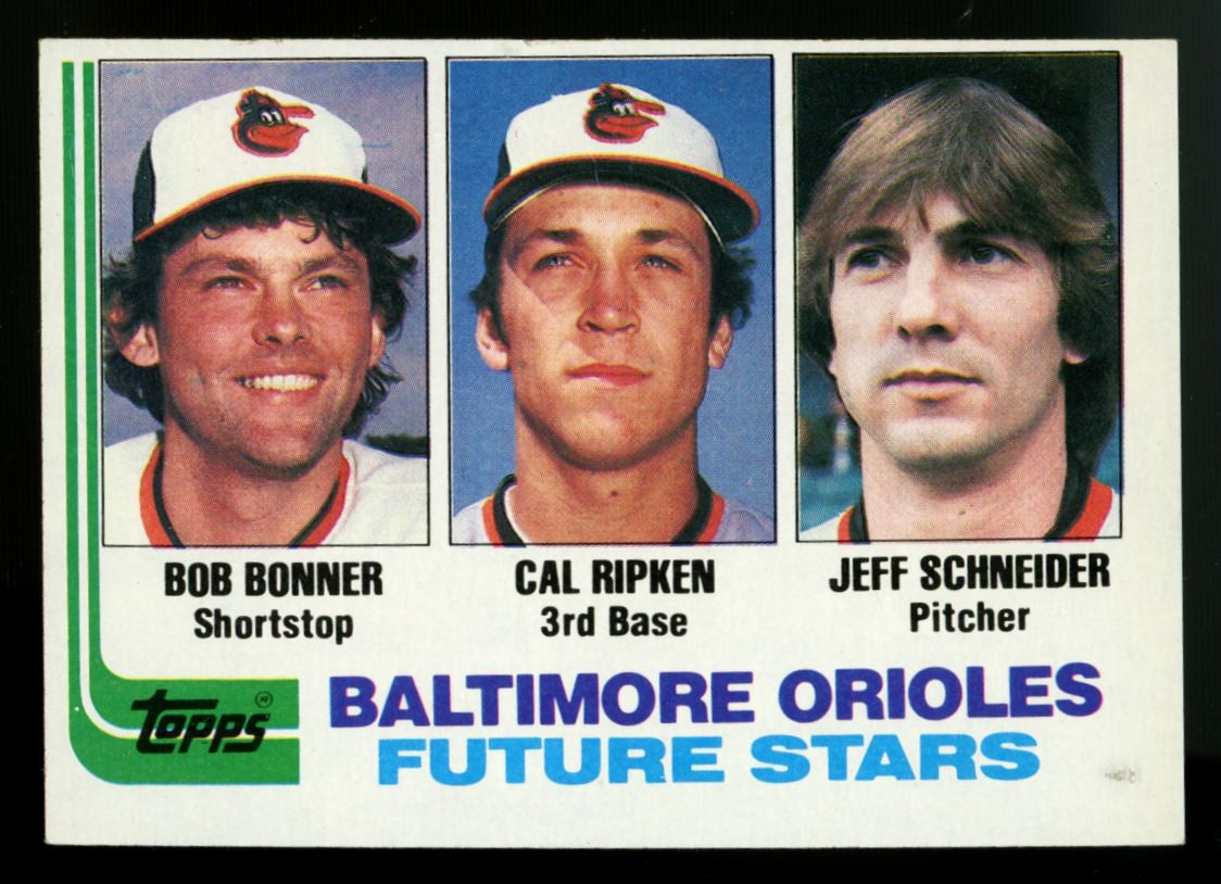1982 Topps Ripken/Bonner/Schneider RC Future Stars #21 EX-MT