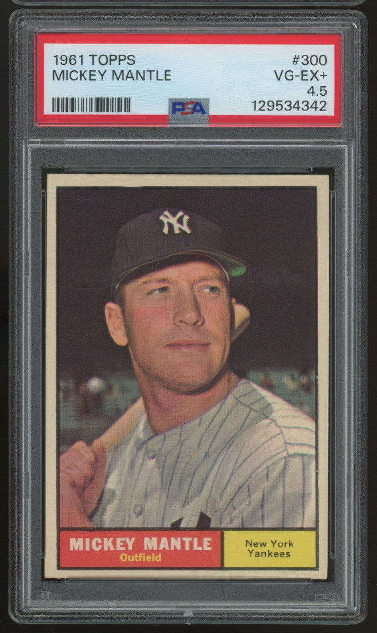 1961 Topps Mickey Mantle #300 PSA 4.5
