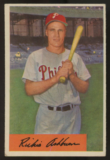 1954 Bowman Richie Ashburn #15 VG