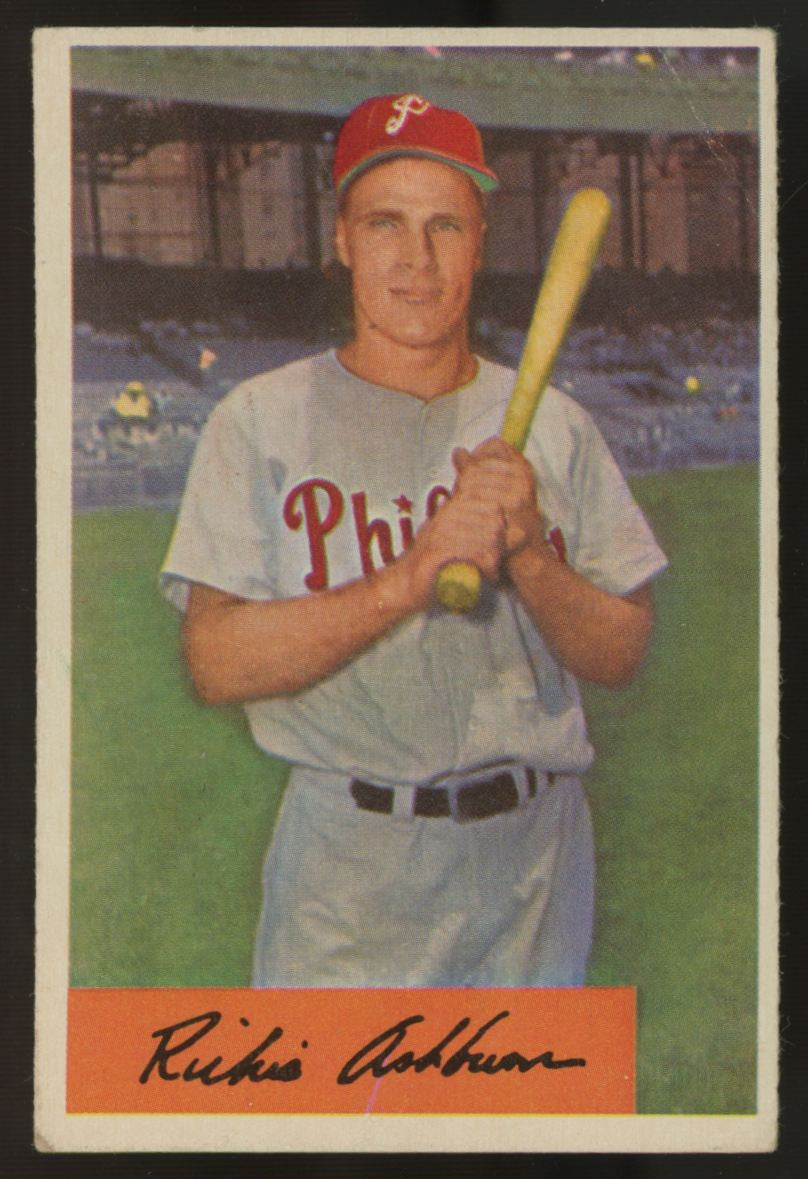 1954 Bowman Richie Ashburn #15 VG