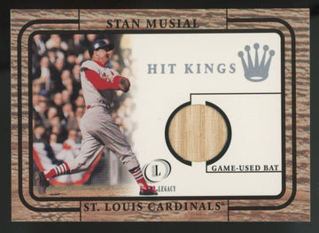 2001 Fleer Legacy Stan Musial Hit Kings Bat Relic "A"