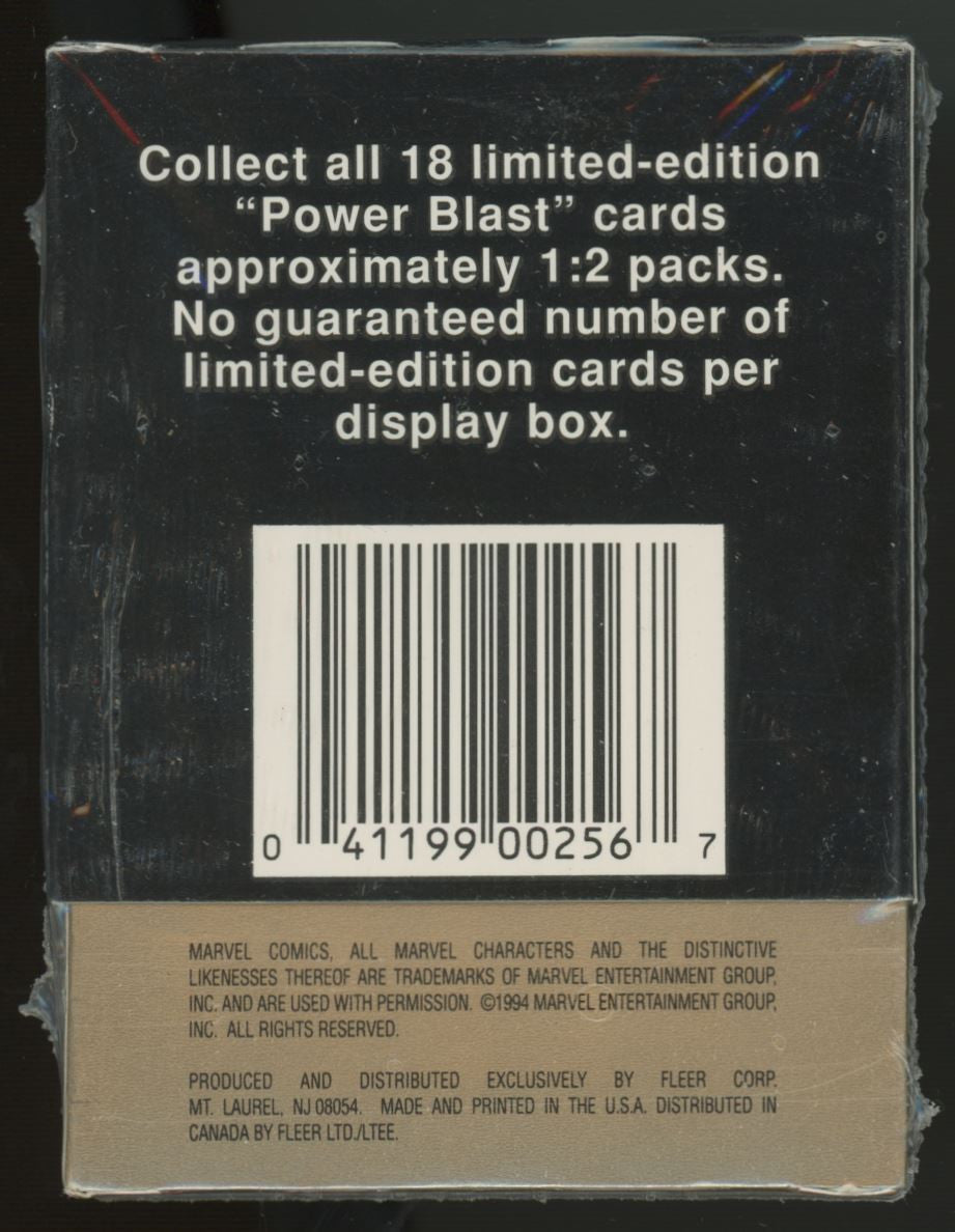1994 Flair Marvel Universe Inaugural Edition Pack