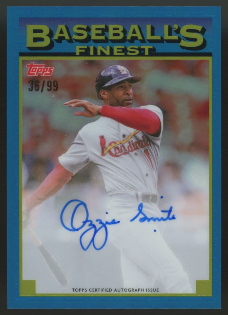 2024 Topps Finest Ozzie Smith 1993 Prototype Auto /99 #93A-OS
